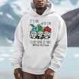 It's Fine We'Re Fine Gnome Pre-K Teacher Christmas Light For Men Women Men Hoodie, funny design