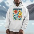 Leer Es Poder Cute Floral Boho Spanish Teacher Reading Men Hoodie, funny design Leer Es Poder Cute Floral Boho Spanish Teacher Reading Men Hoodie, funny design