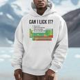 Can I Lick It Periodic Table Chart Science Teacher Men Hoodie, Science Teacher Gifts, funny design