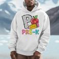 P Is For Pre-K Teacher Pencil Apple Back To School Men Hoodie, funny design P Is For Pre-K Teacher Pencil Apple Back To School Men Hoodie, funny design