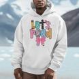 Lets Read Reading Teacher Back To School Literacy Pencil Bow Men Hoodie, funny design Lets Read Reading Teacher Back To School Literacy Pencil Bow Men Hoodie, funny design