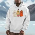Retro Pencil Ghost Boo Spooky Teacher Halloween Costume Men Hoodie, funny design Retro Pencil Ghost Boo Spooky Teacher Halloween Costume Men Hoodie, funny design