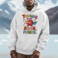 Retro Teaching Is My Superpower Apple Teacher Appreciation Men Hoodie, funny design