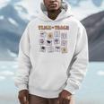 Retro Trick Or Treat Halloween Special Education Teacher Men Hoodie, funny design