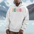 School Psychologist Rainbow Psychology Teacher Men Hoodie, funny design
