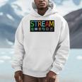 Stream Technology Robotics Shirt For Teachers And Students Premium Tri-Blend Men Hoodie, funny design