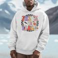 Trick Or Teach Retro Groovy Halloween Teacher Men Hoodie, Groovy Teacher Gifts, funny design