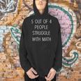 5 Out Of 4 People Struggle With Math Math Teachers Men Hoodie, gift for family, gift for coworker 5 Out Of 4 People Struggle With Math Math Teachers Men Hoodie, gift for family, gift for coworker