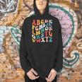 Alphabet Hi Back To School ABC Pre K Kindergarten Teacher Men Hoodie, gift for family, gift for coworker
