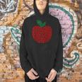 Apple Dot Pattern Art Teacher Appreciation Men Women Humor Men Hoodie, gift for family, gift for coworker