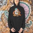 Art Teacher Painting Brushes Retro Pumpkin Ghost Artist Men Hoodie, gift for family, gift for coworker
