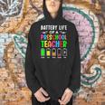 Battery Life Of a Preschool School Teacher School Week Men Hoodie, gift for family, gift for coworker