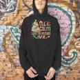 Book Tree All Is Calm Said No Teacher Ever Christmas Men Hoodie, gift for family, gift for coworker Book Tree All Is Calm Said No Teacher Ever Christmas Men Hoodie, gift for family, gift for coworker