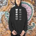 Cat Themed Artist Value Scale Educational Art Teacher Men Hoodie, gift for family, gift for coworker