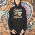 Coffee Teach Repeat Teacher Men Hoodie, gift for family, gift for coworker