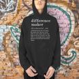 Difference Maker Definition Best Friend Teacher Life Men Hoodie, gift for family, gift for coworker