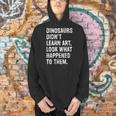 Dinosaurs Didn't Learn Art Art Teacher Men Hoodie, gift for family, gift for coworker