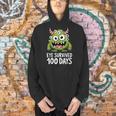Eye Survived 100 Days Of School Monster Lover Teacher Kids Men Hoodie, gift for family, gift for coworker Eye Survived 100 Days Of School Monster Lover Teacher Kids Men Hoodie, gift for family, gift for coworker