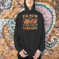 Fall In Love With Learning Retro Autumn Thanksgiving Teacher Men Hoodie, gift for family, gift for coworker