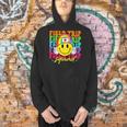 Field Trip Squad Groovy Field Day Smile Face Teacher Tie Dye Men Hoodie, Groovy Teacher Hoodies, gift for family, gift for coworker