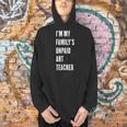 Funny Art Teacher Men Hoodie, gift for family, gift for coworker