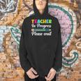Future Teacher Cool Teacher In Progress Please Wait Men Hoodie, Future Teacher Hoodies, gift for family, gift for coworker
