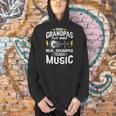 Some Grandpas Play Bingo Real Grandpas Teach Music Teacher Men Hoodie, gift for family, gift for coworker