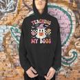 Groovy Teaching My Boos Teacher Ghost Halloween Teacher Men Hoodie, Groovy Teacher Hoodies, gift for family, gift for coworker Groovy Teaching My Boos Teacher Ghost Halloween Teacher Men Hoodie, Groovy Teacher Hoodies, gift for family, gift for coworker