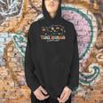 Groovy Tiny Human Tamer Floral Kindergarten Teacher Men Hoodie, Groovy Teacher Hoodies, gift for family, gift for coworker