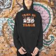 Halloween Teacher Ghosts Trick Or Teach Retro Costume Women Men Hoodie, gift for family, gift for coworker Halloween Teacher Ghosts Trick Or Teach Retro Costume Women Men Hoodie, gift for family, gift for coworker