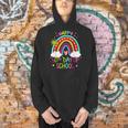 Happy 50th Days Of School Rainbow Teacher 50 Days Smarter Men Hoodie, gift for family, gift for coworker Happy 50th Days Of School Rainbow Teacher 50 Days Smarter Men Hoodie, gift for family, gift for coworker