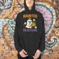 Haunted By Fractions Math Halloween Teacher Men Hoodie, gift for family, gift for coworker