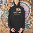 It's A Beautiful Day To Learn Cute Rainbow Boho Teacher Men Hoodie, gift for family, gift for coworker