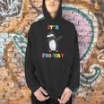 It's Fri-Yay Dabbing Penguin Friday Weekend Teacher Student Men Hoodie, gift for family, gift for coworker
