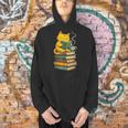 Kawaii Cats Lover Coffee Books Teacher Librarian Cat Men Hoodie, gift for family, gift for coworker