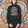 Kindness Comes In Many Languages ESL English Teacher Men Hoodie, Esl Teacher Hoodies, English Teacher Hoodies, gift for family, gift for coworker Kindness Comes In Many Languages ESL English Teacher Men Hoodie, Esl Teacher Hoodies, English Teacher Hoodies, gift for family, gift for coworker
