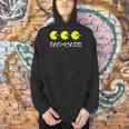 Nerdy Pac-Math Nom Retro Game Precalculus Math Teacher Men Hoodie, gift for family, gift for coworker