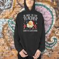 Be Nice To The Teacher Santa Is Watching School Christmas Men Hoodie, gift for family, gift for coworker Be Nice To The Teacher Santa Is Watching School Christmas Men Hoodie, gift for family, gift for coworker