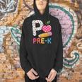 P Is For Pre K Teacher Student Pencil Apple Back To School Men Hoodie, gift for family, gift for coworker P Is For Pre K Teacher Student Pencil Apple Back To School Men Hoodie, gift for family, gift for coworker