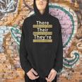 There Their They'Re T Shirt English Grammar Teacher For Men Women Men Hoodie, English Teacher Hoodies, gift for family, gift for coworker