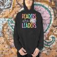 Readers Are Leaders Reading Book Lovers Teacher Women Kids Men Hoodie, gift for family, gift for coworker