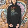 Retro ALways Cite Your Evidence Bruh ELA Teacher For Men Women Kids Men Hoodie, gift for family, gift for coworker