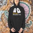 Spooky Ghost Inequalities Halloween Math Teacher Men Hoodie, gift for family, gift for coworker