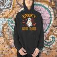Spooky Science Teacher Ghost Halloween School Women Men Hoodie, Science Teacher Hoodies, gift for family, gift for coworker