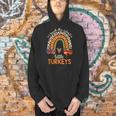 I Teach The Cutest Little Turkeys Thanksgiving Teacher Men Women Girls Kids Men Hoodie, gift for family, gift for coworker