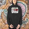 Teach Love Inspire Pre-k Teacher Apple Leopard Red Plain Men Hoodie, gift for family, gift for coworker