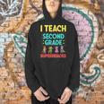 I Teach Second Grade Superheroes Teacher Superhero Men Hoodie, gift for family, gift for coworker I Teach Second Grade Superheroes Teacher Superhero Men Hoodie, gift for family, gift for coworker