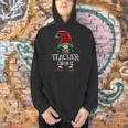 Teacher Gnome Xmas Family Matching Plaid Christmas Gnomes Men Hoodie, gift for family, gift for coworker