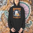 Teacher Halloween Ghost Reading Book Animal Boooks Are Men Hoodie, gift for family, gift for coworker