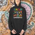 Teacher Of Tiny Superheroes Teach 100th Day Of School Men Women Girls Kids Men Hoodie, gift for family, gift for coworker